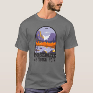 Yosemite National Park El Capitan In Autumn T-Shirt