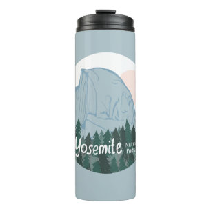 Yosemite National Park Half Dome Blue Thermal Tumbler