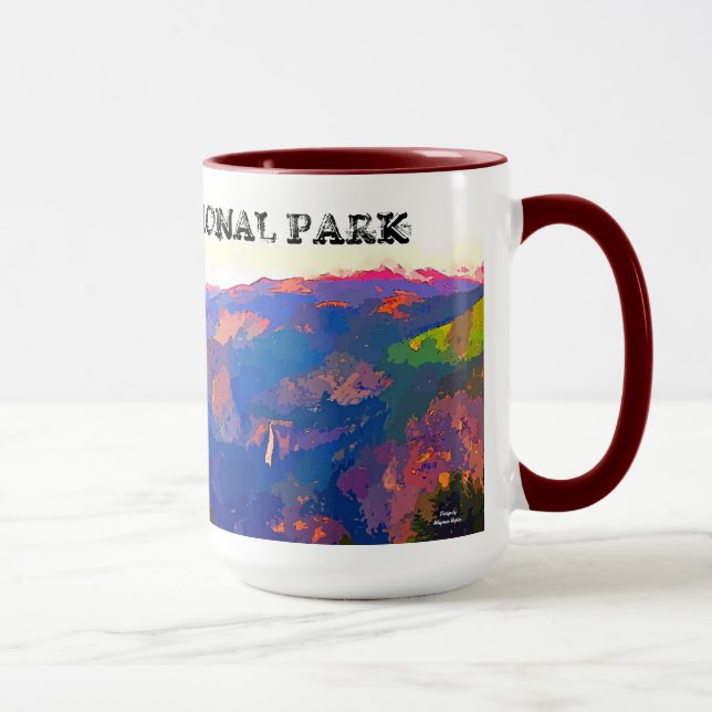 Yosemite National Park- Half Dome & Fall Mug $24. Mug (Right)