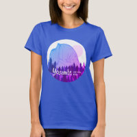 Yosemite National Park Half Dome Purple BLue