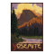 Yosemite National Park - Half Dome Travel Poster