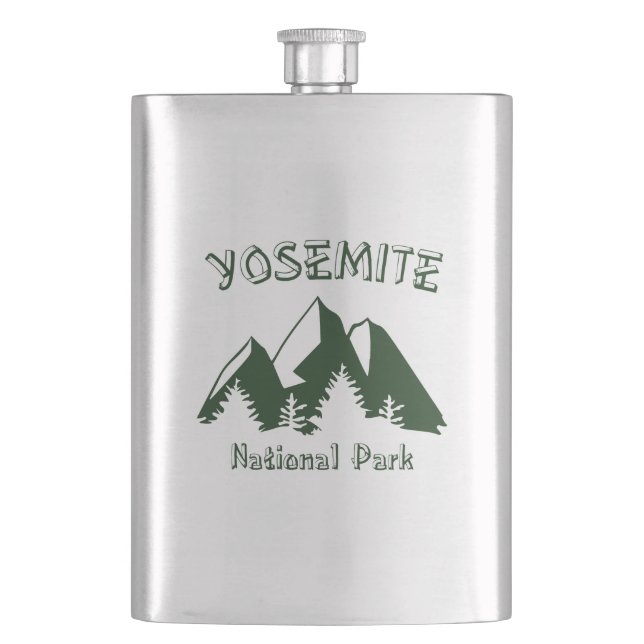 Yosemite National Park Hip Flask (Front)