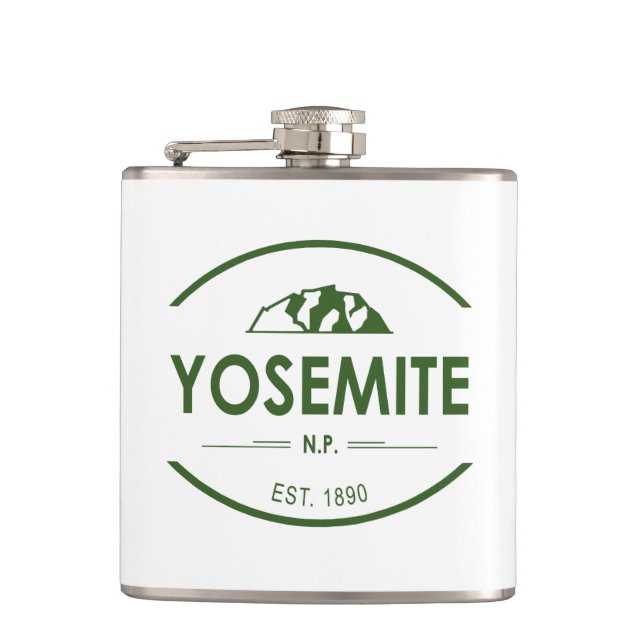 Yosemite National Park Hip Flask (Front)