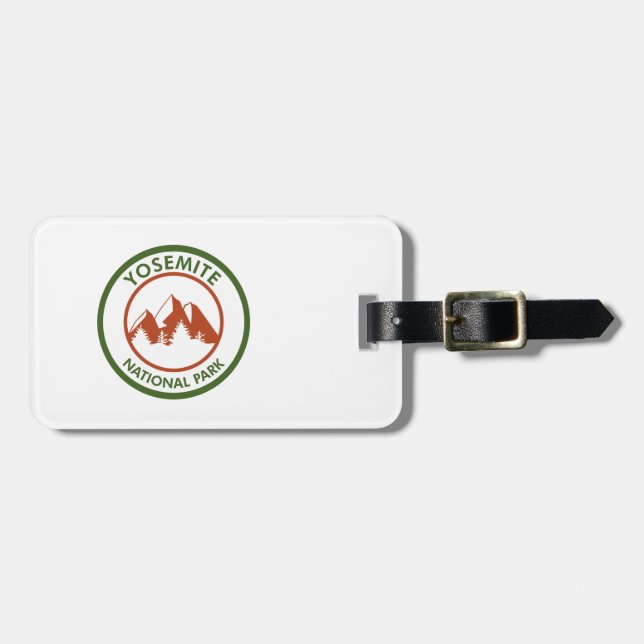 Yosemite National Park Luggage Tag (Front Horizontal)