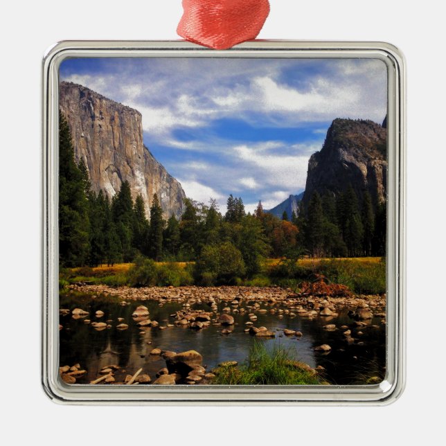 Yosemite National Park Metal Ornament (Front)