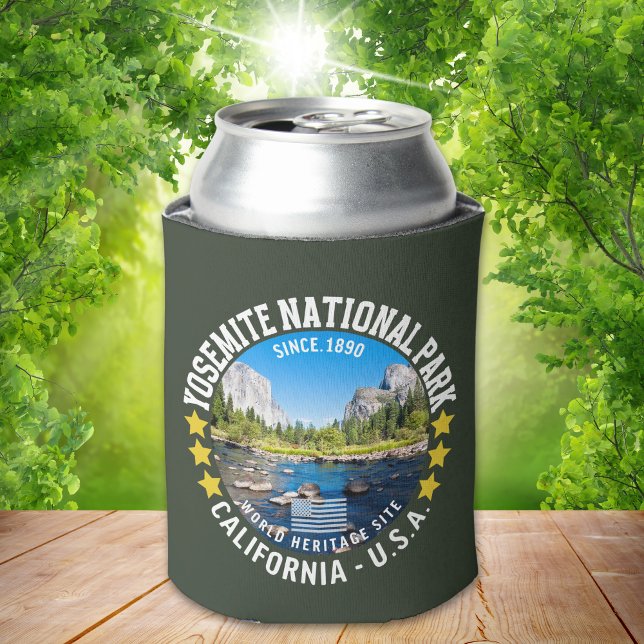 Yosemite National Park Mountain Landscape Can Cooler (Creator Uploaded)