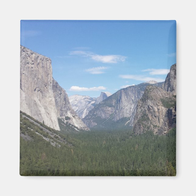 Yosemite National Park Mountain Valley Scenic Magnet (Front)