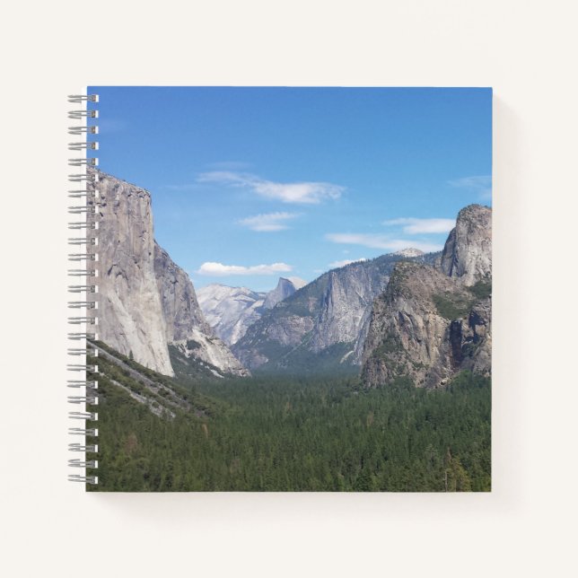 Yosemite National Park Mountain Valley Scenic Notebook (Front)