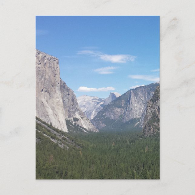 Yosemite National Park Mountain Valley Scenic Postcard (Front)