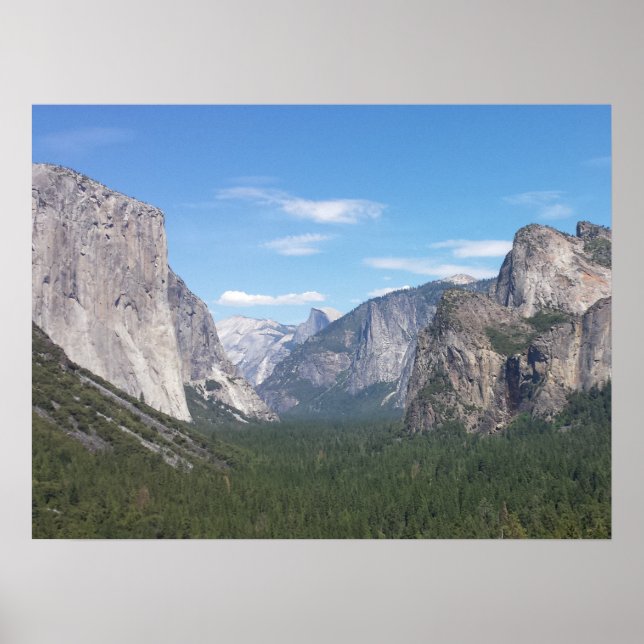 Yosemite National Park Mountain Valley Scenic Poster (Front)
