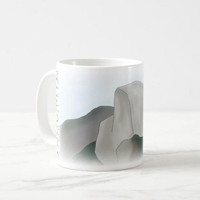 Yosemite National Park Mug, California Coffee Cup (Front Left)