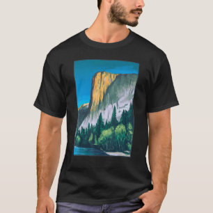 Yosemite  National Park Painting Yosemite T-Shirt
