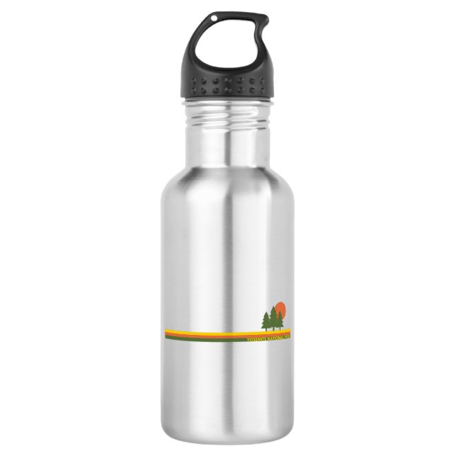 Yosemite National Park Pine Trees Sun 532 Ml Water Bottle (Front)