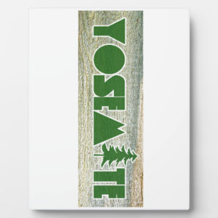 Yosemite National Park Plaque