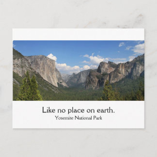Yosemite National Park Postcard