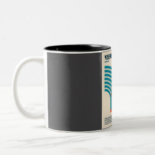 Yosemite National Park Retro Travel Art Two-Tone Coffee Mug