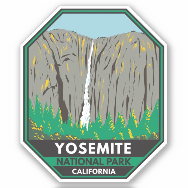 Yosemite National Park Ribbon Falls California (Front)