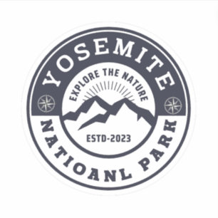 Yosemite National Park Sticker