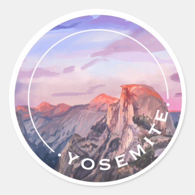 Yosemite National Park Sticker (Front)