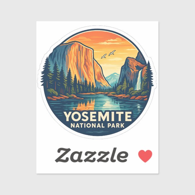 Yosemite National Park Sticker (Sheet)
