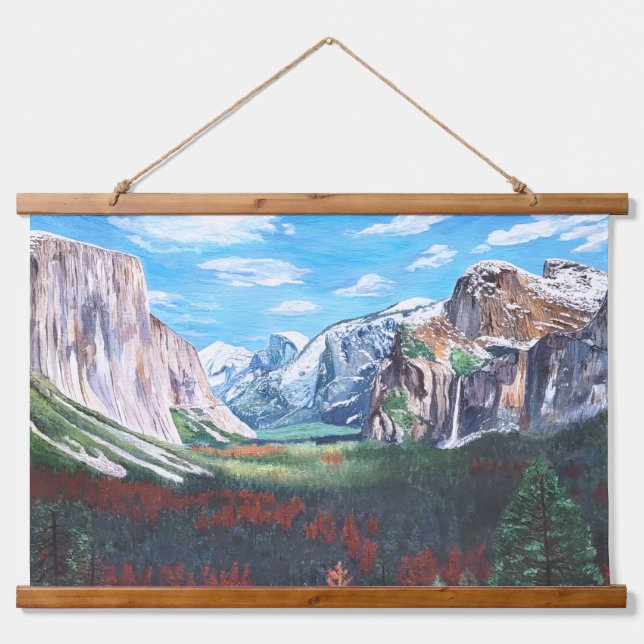 Yosemite National Park Tapestry Painting (Front)