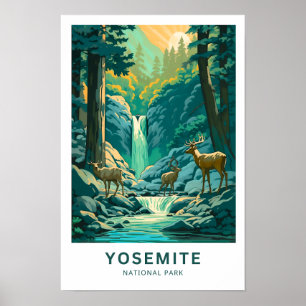 Yosemite National Park Travel Print