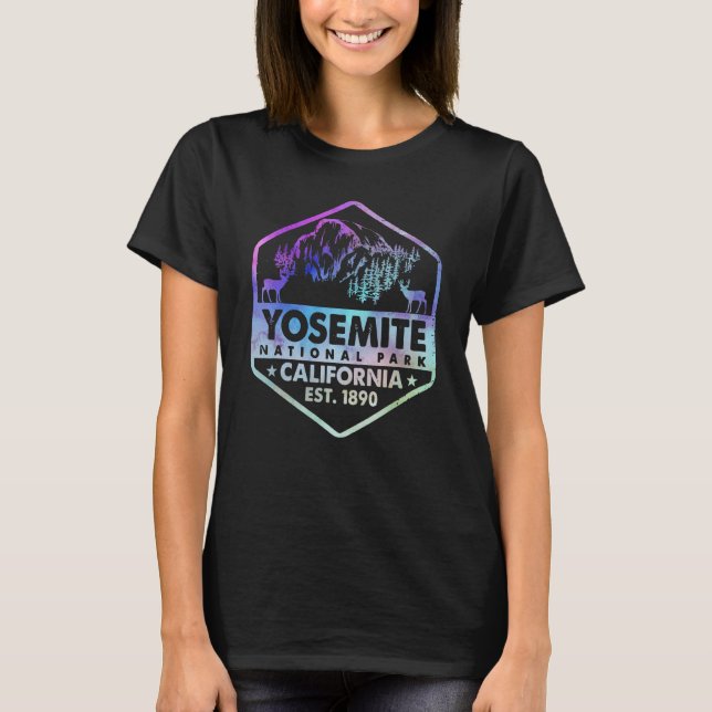 Yosemite National Park Tshirt, California National T-Shirt (Front)