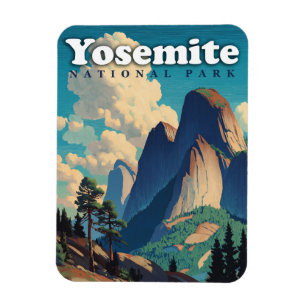 Yosemite National Park Vintage Magnet