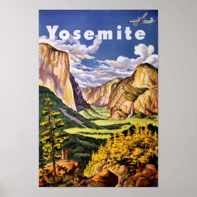 Yosemite National Park Vintage Poster (Front)