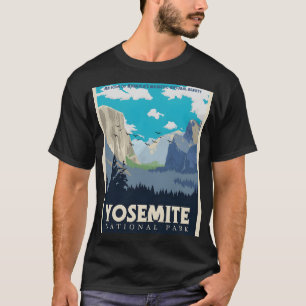 Yosemite National Park Vintage Travel   T-Shirt