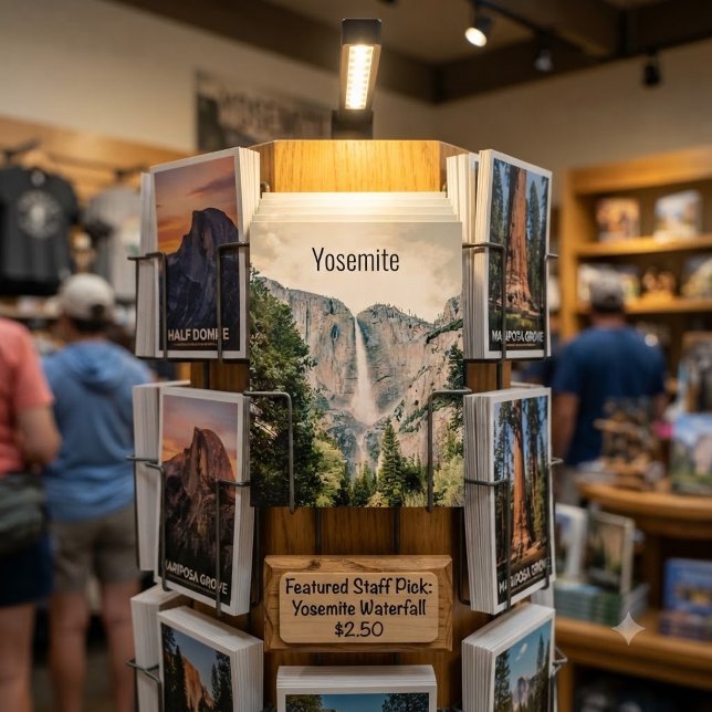 Yosemite National Park Waterfall Postcard (Creator Uploaded)