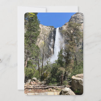 Yosemite National Park waterfalls 2024 diecut Invitation