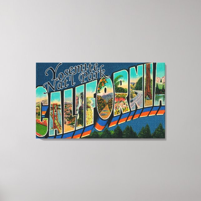 Yosemite Nat'l Park, California Canvas Print (Front)