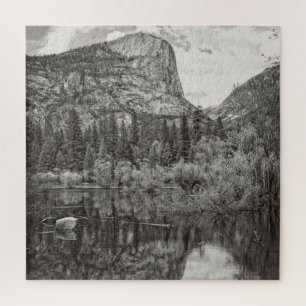 Yosemite North Dome - Mirror Lake - 20x20 - 676 pc Jigsaw Puzzle