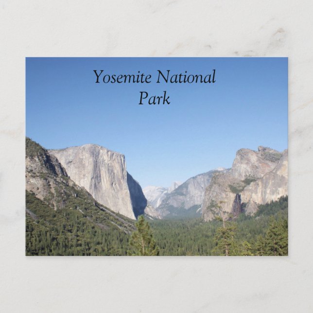 Yosemite Parc National El Capitan photo Carte post (Devant)