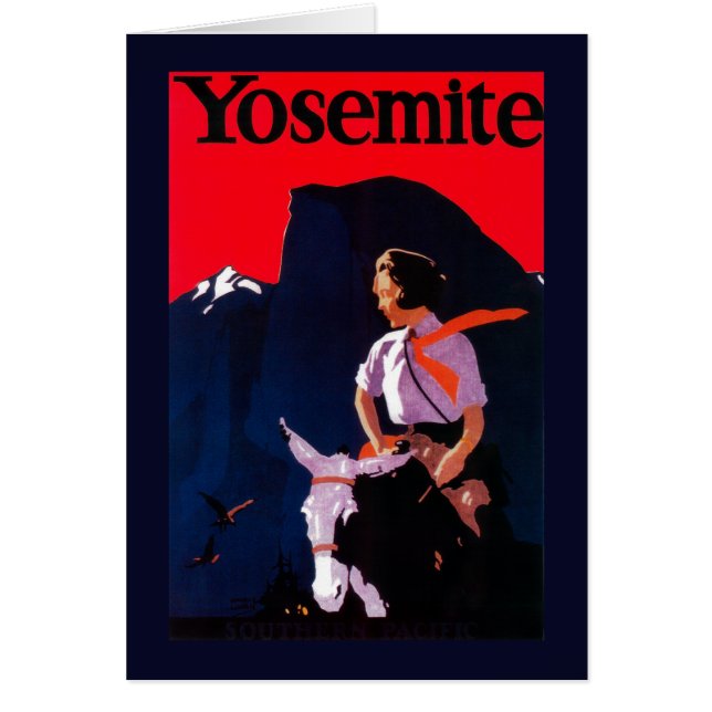 Yosemite Poster Vintage Yosemite, CA (Devant)