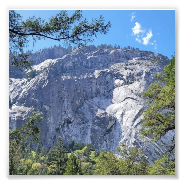 Yosemite Rocks Photo Print (Front)