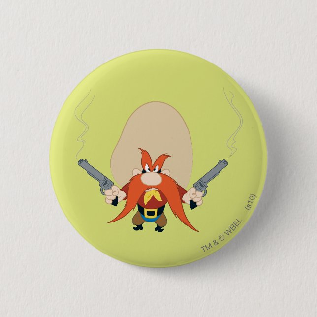 Yosemite Sam Back Off 2 Inch Round Button (Front)
