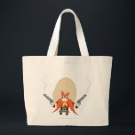 Yosemite Sam Back Off Large Tote Bag<br><div class="desc">Yosemite Sam Character Art</div>