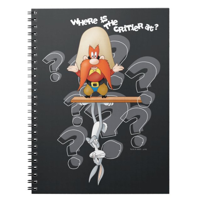 Yosemite Sam Looking For "Critter" BUGS BUNNY™ Notebook (Front)