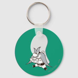 Yosemite Sam Playing Cards Keychain