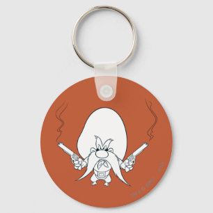 Yosemite Sam Smoking Guns Keychain