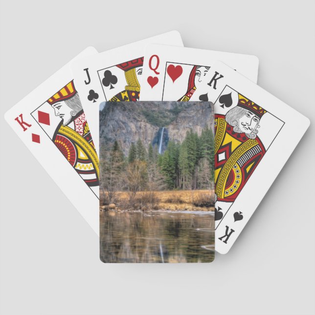 Yosemite Scenic Falls Playing Cards (Back)