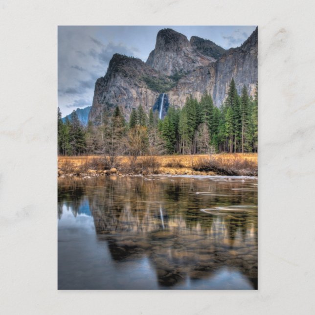 Yosemite Scenic Falls Postcard (Front)