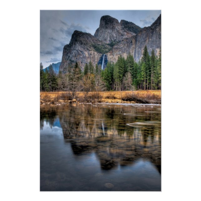 Yosemite Scenic Falls Poster (Front)