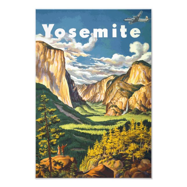 Yosemite Travel Art Photo Print (Front)