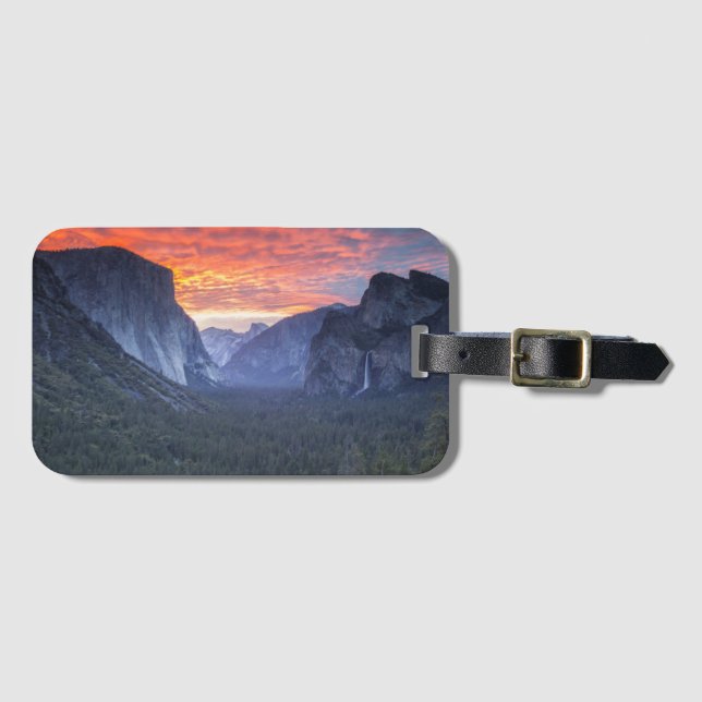 Yosemite Tunnel View Luggage Tag (Front Horizontal)