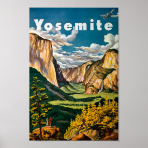 Yosemite Unedited Vintage Photos Old Aesthetic Pic Poster