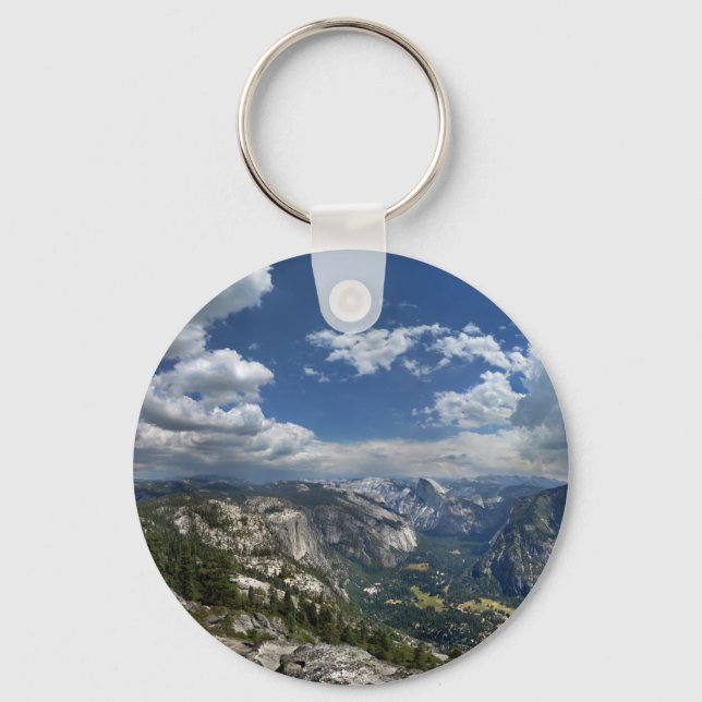Yosemite Valley and Half Dome from Eagle Peak Keychain (Front)