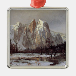 Yosemite Valley, California (Cathedral Rock) Metal Ornament